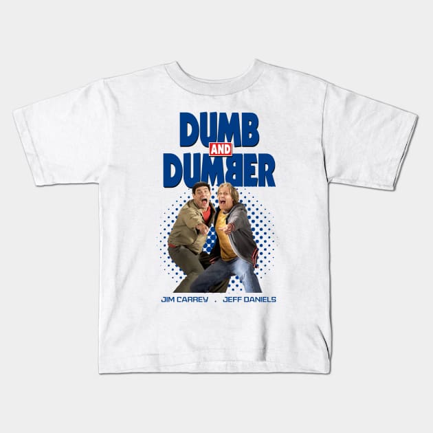 dumb dumber comedy Kids T-Shirt by NelsonPR